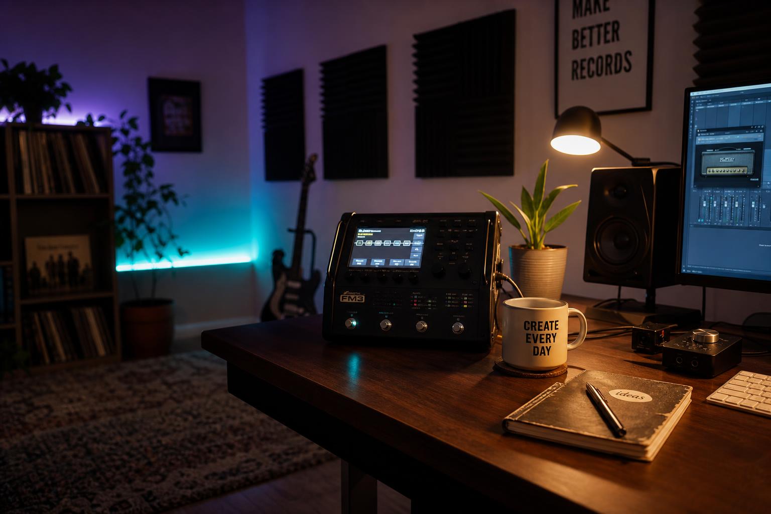 a composition illustrating "When a Cab IR Beats a Real Cab: Bedroom Practice