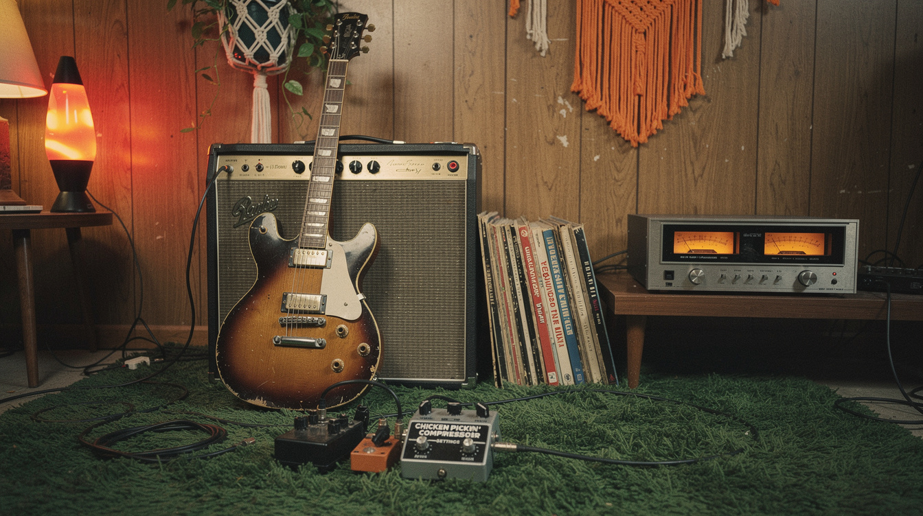 a composition illustrating "Chicken Pickin' Compressor Settings"