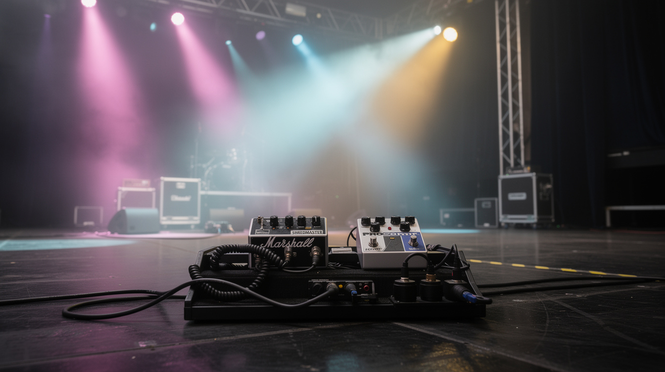 a composition illustrating "Marshall Shredmaster vs. ProCo RAT"