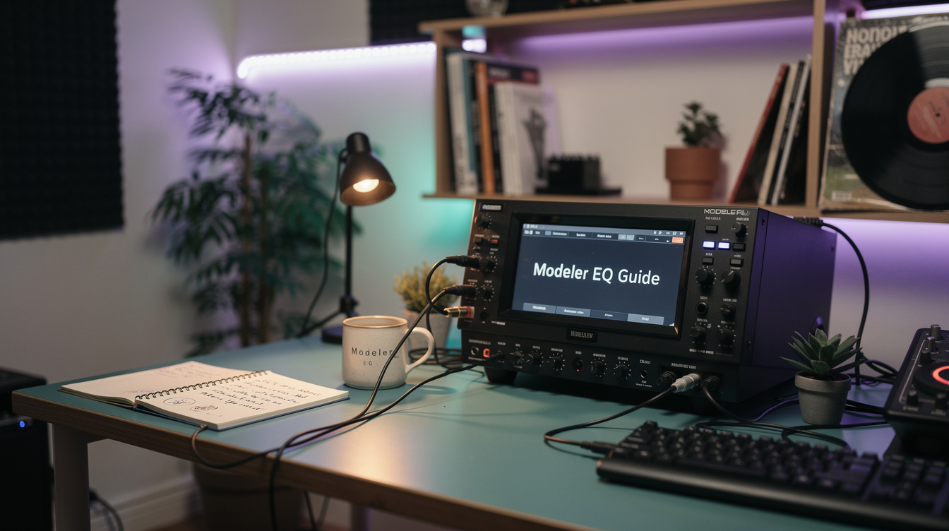 a composition illustrating "Modeler EQ Guide"
