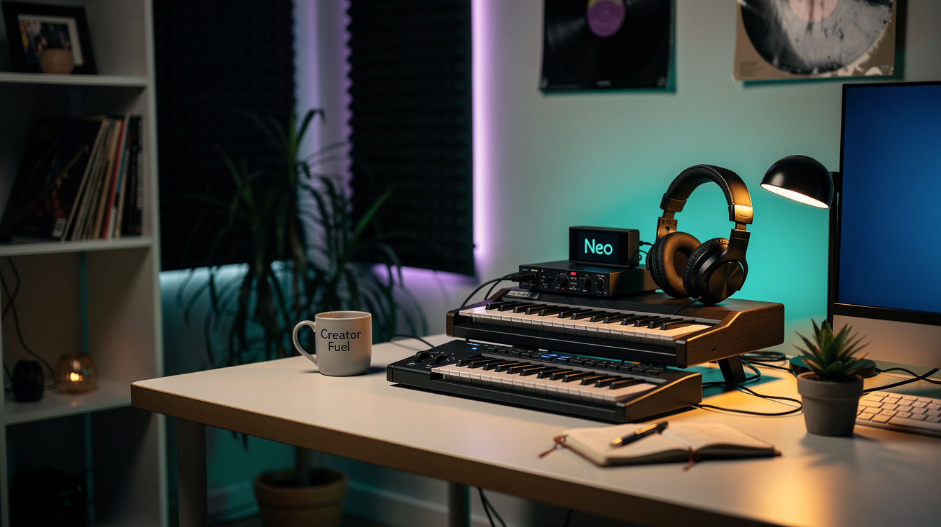 a composition illustrating "Neo"