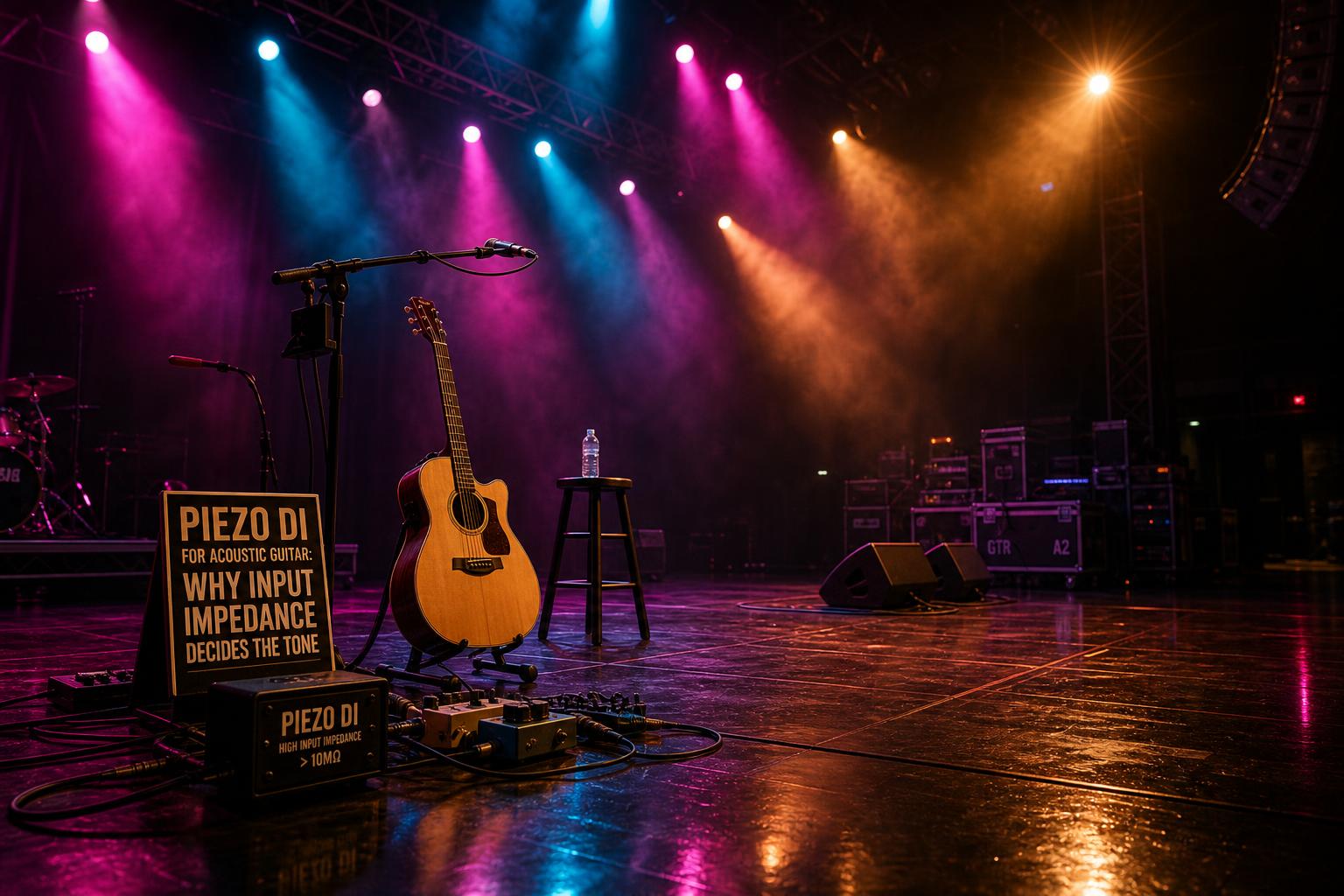 a composition illustrating "Piezo DI for Acoustic Guitar: Why Input Impedance Decides the Tone"