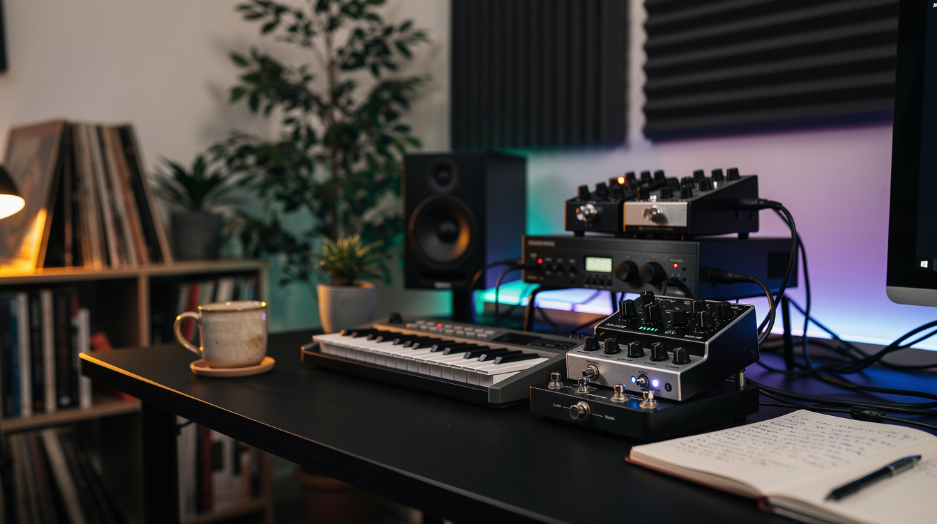 a composition illustrating "Stacking Reverbs"